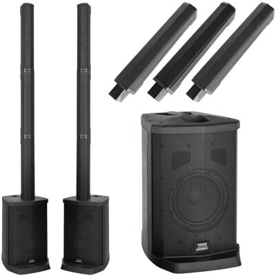 Mcgrey Enceinte Line Array Piliers Batterie Pa Systeme De Colonne Activ Bluetooth 200w - Publicité Mcgrey Enceinte Line Array Piliers Batterie Pa Systeme De Colonne Activ Bluetooth 200w - Publicité