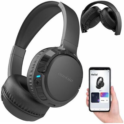 Casque Audio Connecté Ohs-300.App Avec Fonction Bluetooth 5.3 - Auvisio - Publicité Casque Audio Connecté Ohs-300.App Avec Fonction Bluetooth 5.3 - Auvisio - Publicité