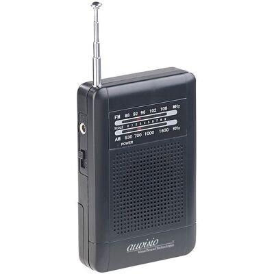 Récepteur Radio Analogique De Poche Fm/am \"Tar-202\" - Auvisio - Publicité Récepteur Radio Analogique De Poche Fm/am \"Tar-202\" - Auvisio - Publicité
