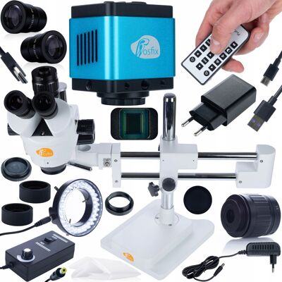 Sans Marque Microscope Stéréo Trinoculaire Rosfix Jupiter Pro - Publicité Sans Marque Microscope Stéréo Trinoculaire Rosfix Jupiter Pro - Publicité