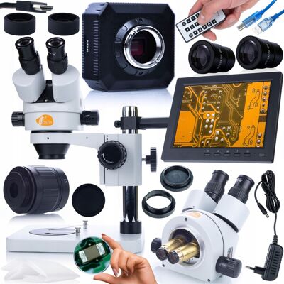 Sans Marque Microscope Rosfix Mercury Pro Msmp-T-Ps1 + Caméra Orion Pro Kmop + Écran 8\ - Publicité Sans Marque Microscope Rosfix Mercury Pro Msmp-T-Ps1 + Caméra Orion Pro Kmop + Écran 8\ - Publicité