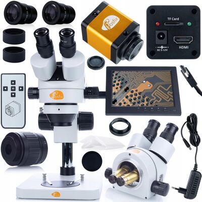 Sans Marque Microscope Rosfix Mercury Pro + Caméra 12 Mp + Écran 8 Pouces - Publicité Sans Marque Microscope Rosfix Mercury Pro + Caméra 12 Mp + Écran 8 Pouces - Publicité