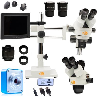 Sans Marque Microscope Stéréo Pro Rosfix Jupiter Avec Écran Et Caméra - Publicité Sans Marque Microscope Stéréo Pro Rosfix Jupiter Avec Écran Et Caméra - Publicité