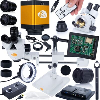Sans Marque Microscope Stéréo Trinoculaire Rosfix Sur Portique Jupiter Pro Msjp-T-Sdms1 + Éc - Publicité Sans Marque Microscope Stéréo Trinoculaire Rosfix Sur Portique Jupiter Pro Msjp-T-Sdms1 + Éc - Publicité