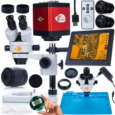 Sans Marque Microscope Rosfix Mercury Pro + Caméra Draco Red Pro + Écran 8\" + Tapis - Publicité Sans Marque Microscope Rosfix Mercury Pro + Caméra Draco Red Pro + Écran 8\" + Tapis - Publicité