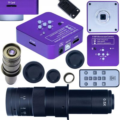Sans Marque Kit Microscope Pro 180x, Caméra Hdmi/usb, 51mp - Publicité Sans Marque Kit Microscope Pro 180x, Caméra Hdmi/usb, 51mp - Publicité
