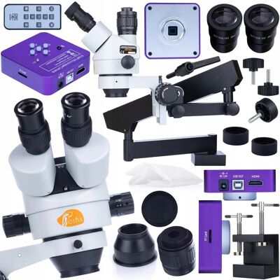 Sans Marque Microscope Trinoculaire Neptune Pro + Caméra 51mp - Publicité Sans Marque Microscope Trinoculaire Neptune Pro + Caméra 51mp - Publicité
