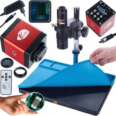 Sans Marque Kit Microscope Numérique Rosfix + Caméra Draco Red - Publicité Sans Marque Kit Microscope Numérique Rosfix + Caméra Draco Red - Publicité