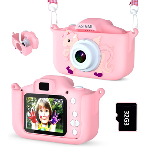 Astgmi Appareil Photo Numérique Mini Caméra Rechargeable Pour Enfants 32go Sd - Publicité Astgmi Appareil Photo Numérique Mini Caméra Rechargeable Pour Enfants 32go Sd - Publicité