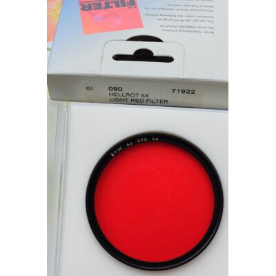 B&W Filtre 71922 090 Diamètre 62mm 62 090 5x Rouge Clair. F-Pro - Publicité B&W Filtre 71922 090 Diamètre 62mm 62 090 5x Rouge Clair. F-Pro - Publicité