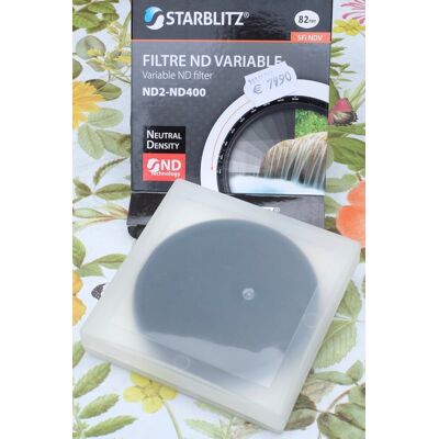 Filtre ND variable STARBLITZ D82mm - Filtre pour appareil photo - Publicité Filtre ND variable STARBLITZ D82mm - Filtre pour appareil photo - Publicité