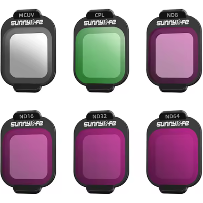 Lot De 6 Filtres Sunnylife Pour Drone Dji Flip - Gris Nd8, Nd16, Nd32, Nd64, Pol - Publicité Lot De 6 Filtres Sunnylife Pour Drone Dji Flip - Gris Nd8, Nd16, Nd32, Nd64, Pol - Publicité