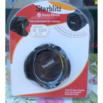 Starblitz Easy Hood Pare-Soleil Et Bouchon Diamètre 55mm Dual Clip 305515 - Publicité Starblitz Easy Hood Pare-Soleil Et Bouchon Diamètre 55mm Dual Clip 305515 - Publicité