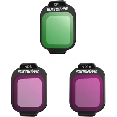 Sunnylife Kit De Filtres Polarisants Dji Flip Cpl + Densité De Gris Naturel Nd8 Nd16 - Publicité Sunnylife Kit De Filtres Polarisants Dji Flip Cpl + Densité De Gris Naturel Nd8 Nd16 - Publicité
