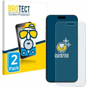Brotect 2x Anti-Reflets Protection Ecran Pour Apple Iphone 16 Pro Film Protecteur Mat - Publicité Brotect 2x Anti-Reflets Protection Ecran Pour Apple Iphone 16 Pro Film Protecteur Mat - Publicité