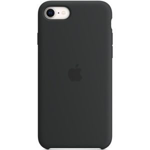 Coque en silicone Apple pour iPhone SE 3ème génération - Noire - Publicité Coque en silicone Apple pour iPhone SE 3ème génération - Noire - Publicité