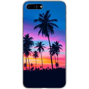 1001coques - iPhone 7 Plus - Palmiers Colorés - Silicone - Phone Case - Publicité 1001coques - iPhone 7 Plus - Palmiers Colorés - Silicone - Phone Case - Publicité