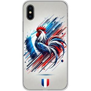 1001coques - iPhone XS Max - Silicone Imprimé - Coq Français - Phone Case - Publicité 1001coques - iPhone XS Max - Silicone Imprimé - Coq Français - Phone Case - Publicité