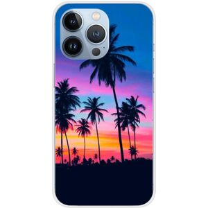 1001coques Coque En Silicone Imprimée Compatible Apple Iphone 13 Pro Palmiers Colorés - Publicité 1001coques Coque En Silicone Imprimée Compatible Apple Iphone 13 Pro Palmiers Colorés - Publicité
