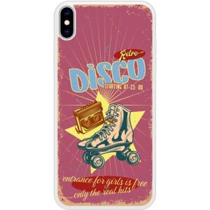 1001coques - iPhone Xs Max - Retro Disco - Silicone Étui - Publicité 1001coques - iPhone Xs Max - Retro Disco - Silicone Étui - Publicité