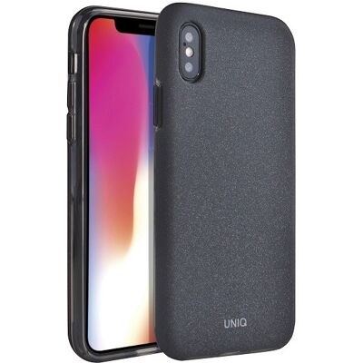 Coque Pour Iphone Xs Max Uniq Lithos Noir - Publicité Coque Pour Iphone Xs Max Uniq Lithos Noir - Publicité