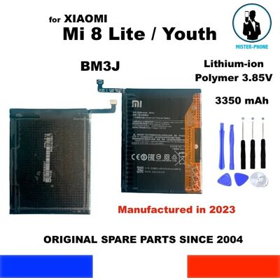 Batteria Bm3j Oem Per Xiaomi Mi 8 Lite Youth 3350mah + Kit Utensili Battery - Publicité Batteria Bm3j Oem Per Xiaomi Mi 8 Lite Youth 3350mah + Kit Utensili Battery - Publicité