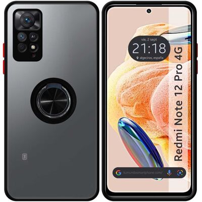 Coque Xiaomi Redmi Note 12 Pro 4G - Anneau Réglable & Fin - Publicité Coque Xiaomi Redmi Note 12 Pro 4G - Anneau Réglable & Fin - Publicité