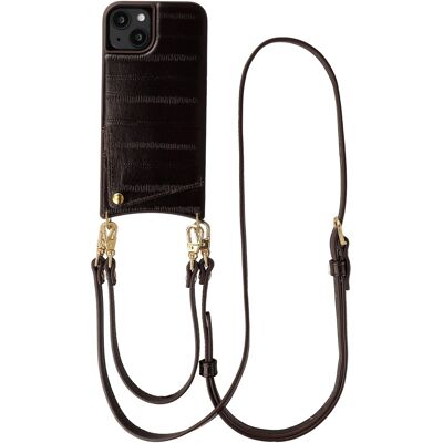 Selencia Nova Coque Arrière En Cuir Véritable Avec Porte-Cartes Pour Apple Iphon - Publicité Selencia Nova Coque Arrière En Cuir Véritable Avec Porte-Cartes Pour Apple Iphon - Publicité