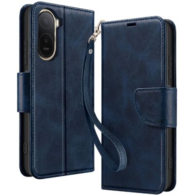 Avizar Étui Portefeuille Pour Redmi A7 Pro Style Rétro Avec Support Bleu Nuit - Publicité Avizar Étui Portefeuille Pour Redmi A7 Pro Style Rétro Avec Support Bleu Nuit - Publicité