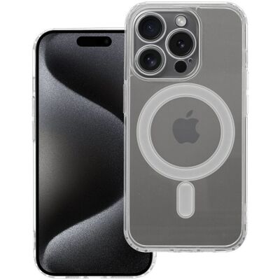 Coque magnétique en silicone pour iPhone 15 Pro - Publicité Coque magnétique en silicone pour iPhone 15 Pro - Publicité