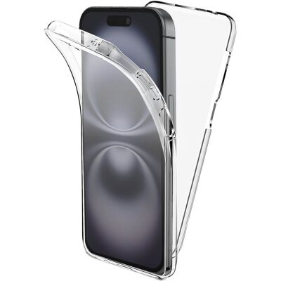 1001coques Coque 360 Transparente Pour Iphone 16 Plus – Tpu Souple Antichoc - Publicité 1001coques Coque 360 Transparente Pour Iphone 16 Plus – Tpu Souple Antichoc - Publicité