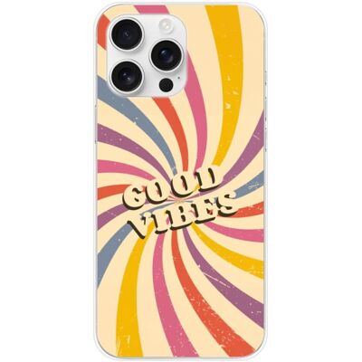 1001coques - iPhone 16 Pro Max - Good Vibes - Silicone - Coque de téléphone - Publicité 1001coques - iPhone 16 Pro Max - Good Vibes - Silicone - Coque de téléphone - Publicité
