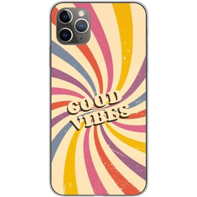 1001coques iPhone 11 Pro Max Bonnes Vibrations Housse en silicone - Publicité 1001coques iPhone 11 Pro Max Bonnes Vibrations Housse en silicone - Publicité