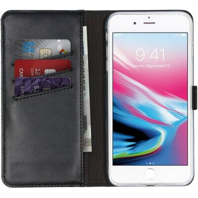 Selencia Étui Portefeuille En Cuir Véritable Pour Apple Iphone 8 Plus / 7 Plus - - Publicité Selencia Étui Portefeuille En Cuir Véritable Pour Apple Iphone 8 Plus / 7 Plus - - Publicité