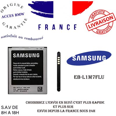 Batterie Samsung Eb-L1m7flu - Remplacement pour Galaxy S3 Mini - Publicité Batterie Samsung Eb-L1m7flu - Remplacement pour Galaxy S3 Mini - Publicité