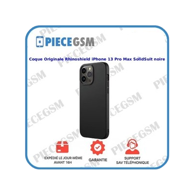 Coque Originale Rhinoshield Iphone 13 Pro Max Solidsuit Noire - Publicité Coque Originale Rhinoshield Iphone 13 Pro Max Solidsuit Noire - Publicité