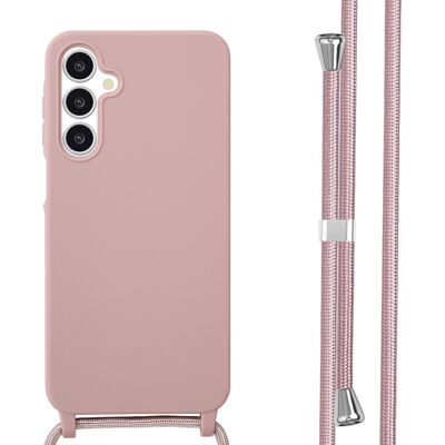 Housse En Silicone Imoshion Avec Bande Samsung Galaxy A16 - Rose Sable - Publicité Housse En Silicone Imoshion Avec Bande Samsung Galaxy A16 - Rose Sable - Publicité