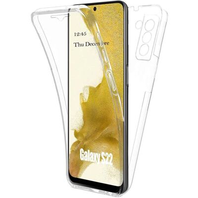 1001coques Coque 360 Transparente Pour Galaxy S22 Plus – Tpu Souple Antichoc - Publicité 1001coques Coque 360 Transparente Pour Galaxy S22 Plus – Tpu Souple Antichoc - Publicité
