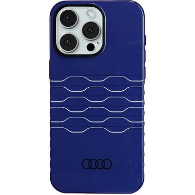 Coque MagSafe pour iPhone 15 Pro Max Bleu Marine - Étui - Publicité Coque MagSafe pour iPhone 15 Pro Max Bleu Marine - Étui - Publicité