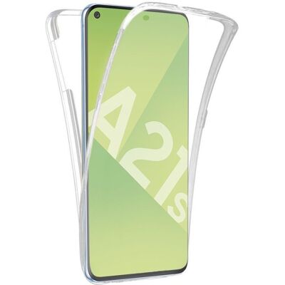 1001coques Coque 360 Transparente Pour Galaxy A21s – Tpu Souple Antichoc - Publicité 1001coques Coque 360 Transparente Pour Galaxy A21s – Tpu Souple Antichoc - Publicité