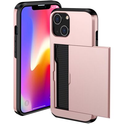 Imoshion Coque Arrière Avec Porte-Cartes Pour Apple Iphone 13 - Rose Doré - Publicité Imoshion Coque Arrière Avec Porte-Cartes Pour Apple Iphone 13 - Rose Doré - Publicité