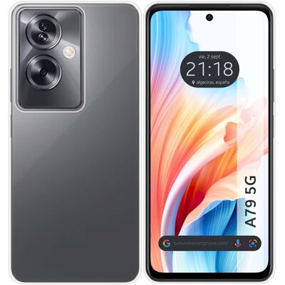 Coque en Gel de Silicone Transparente TUMUNDOSMARTPHONE Oppo A79 5G - Publicité Coque en Gel de Silicone Transparente TUMUNDOSMARTPHONE Oppo A79 5G - Publicité
