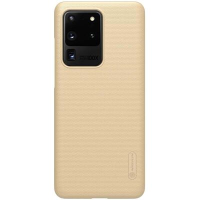 Nillkin Coque Pour Galaxy S20 Ultra Série Super Frosted Shield Chargement, Dorée - Publicité Nillkin Coque Pour Galaxy S20 Ultra Série Super Frosted Shield Chargement, Dorée - Publicité