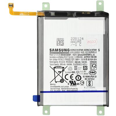 Batterie Samsung Galaxy A33 5G - 5000mAh Original EB-BA536ABY - Publicité Batterie Samsung Galaxy A33 5G - 5000mAh Original EB-BA536ABY - Publicité