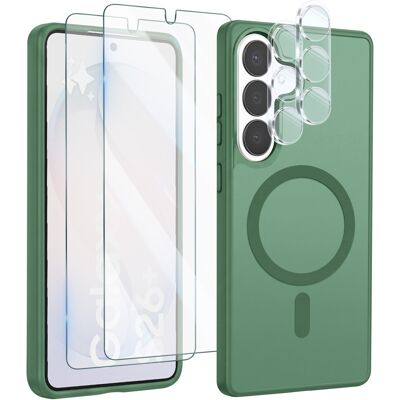 Avizar Coque Pour Galaxy S26, 2 Verres Trempés Et 2 Films Protection Caméra Foncé - Publicité Avizar Coque Pour Galaxy S26, 2 Verres Trempés Et 2 Films Protection Caméra Foncé - Publicité