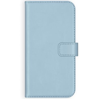 Selencia Étui Portefeuille En Cuir Véritable Pour Samsung Galaxy S20 - Air Blue - Publicité Selencia Étui Portefeuille En Cuir Véritable Pour Samsung Galaxy S20 - Air Blue - Publicité