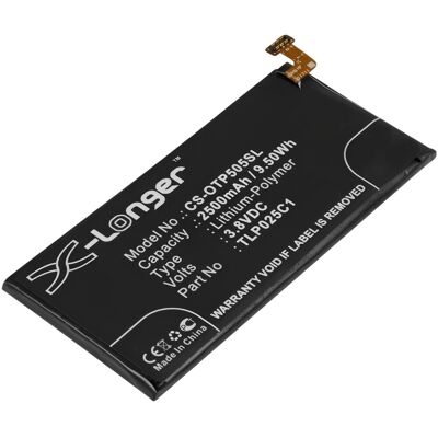 Avizar Batterie Pour Smartphone Alcatel Onetouch Pop 4 Plus Li-Polymère 2500mah 3.85v - Publicité Avizar Batterie Pour Smartphone Alcatel Onetouch Pop 4 Plus Li-Polymère 2500mah 3.85v - Publicité