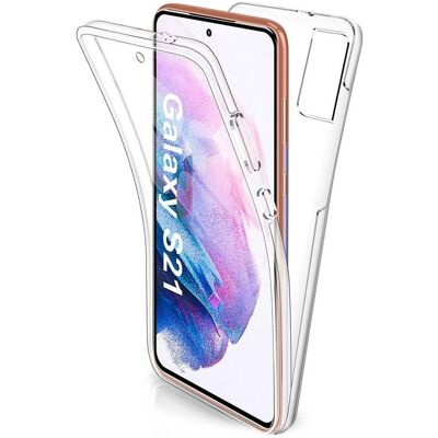 1001coques Coque 360 Transparente Pour Galaxy S21 – Tpu Souple Antichoc - Publicité 1001coques Coque 360 Transparente Pour Galaxy S21 – Tpu Souple Antichoc - Publicité
