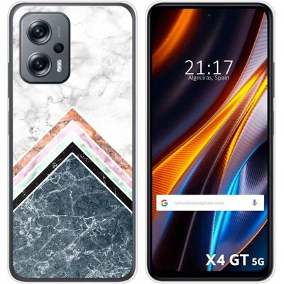 Tumundosmartphone Housse En Silicone Pour Xiaomi Poco X4 Gt 5g Design Marbre 05 Dessins - Publicité Tumundosmartphone Housse En Silicone Pour Xiaomi Poco X4 Gt 5g Design Marbre 05 Dessins - Publicité