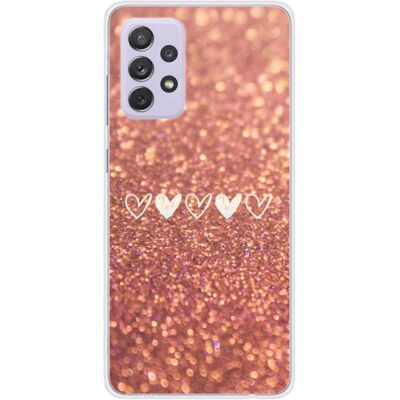 1001coques Galaxy A72 - Coque en Silicone Cœur Paillettes - Publicité 1001coques Galaxy A72 - Coque en Silicone Cœur Paillettes - Publicité
